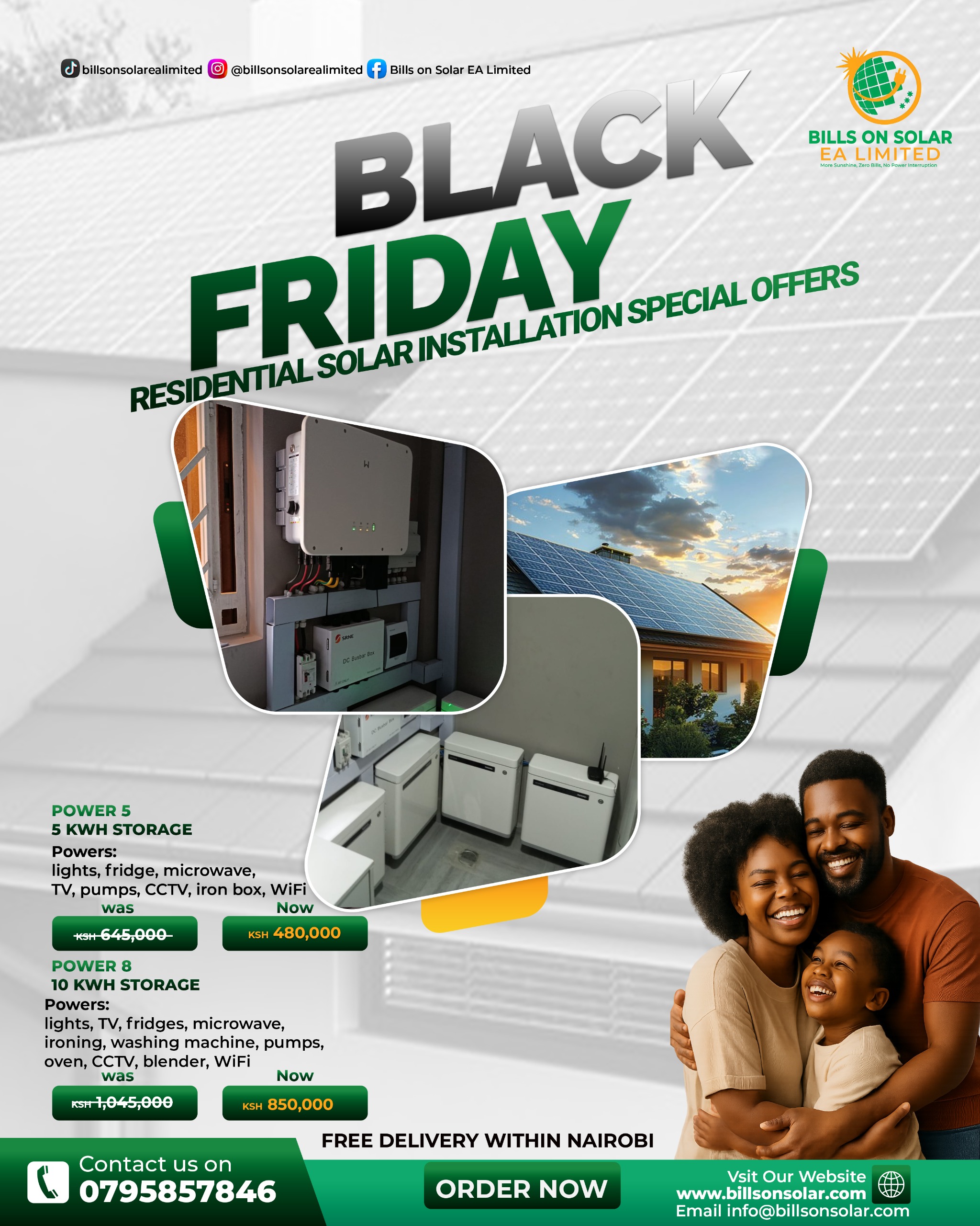 Black Friday residential solar system installation offers