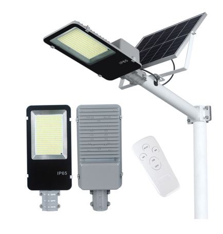 200W Solar LED Street Light  with lithium ion battery 3.2V 36AH  