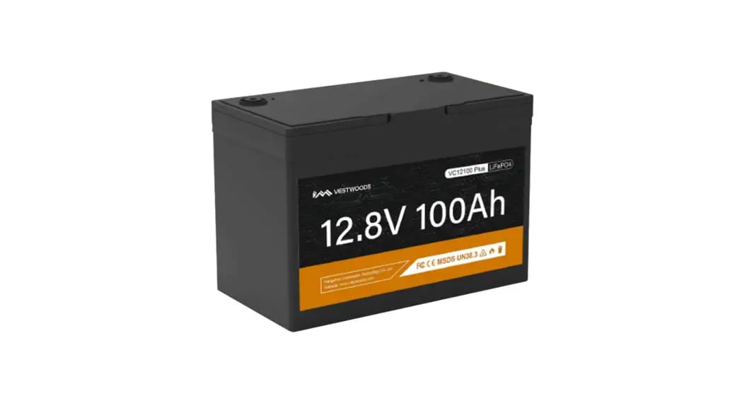 12.8v 100AH Vestwood lithium ion battery