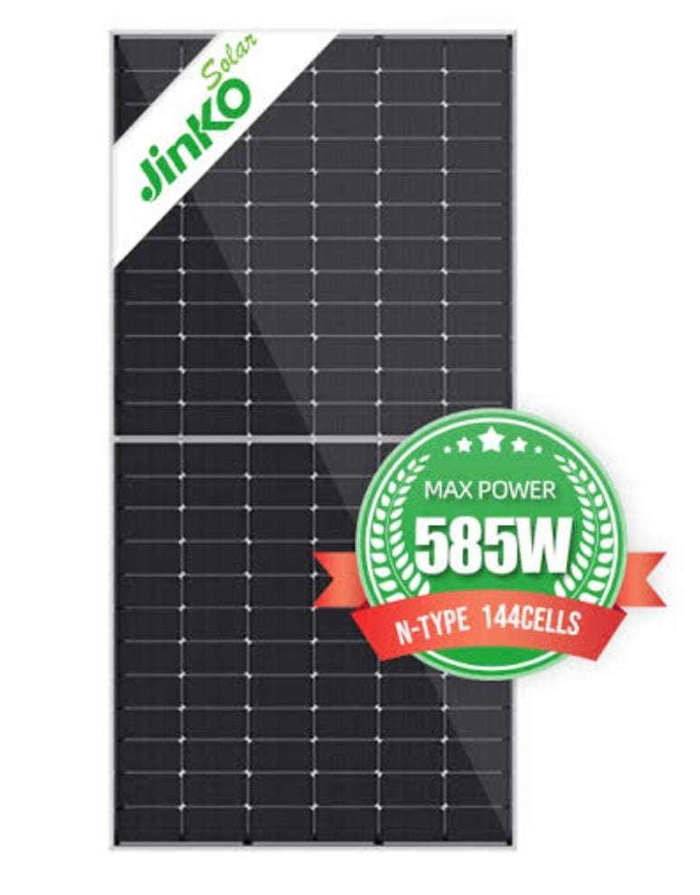 Jinko Bificial 585W Solar panel