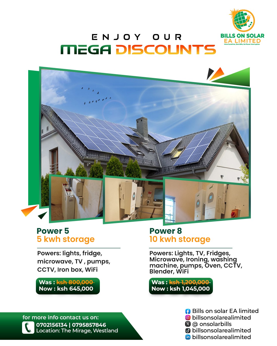 Kenya Residential Solar Hybrid System Supply and Install thumbnail